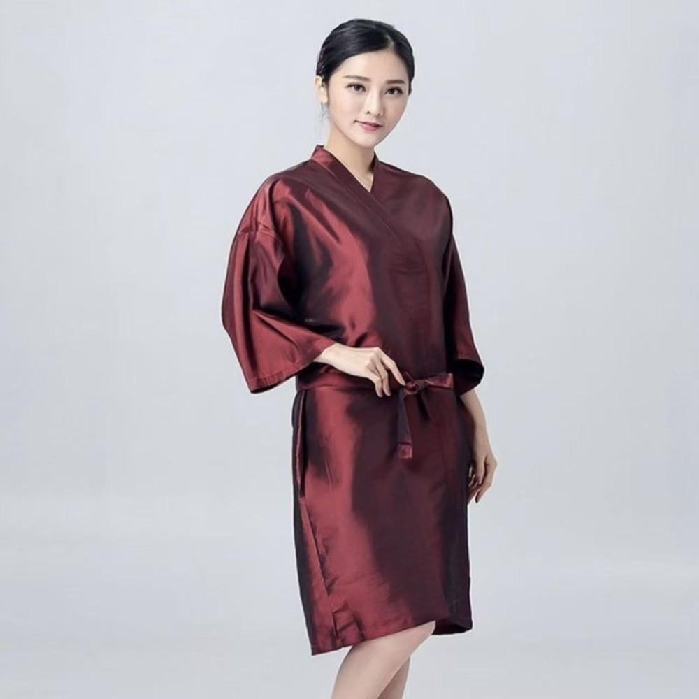 Стрижка волос Парикмахерская Пеньюар Профессиональный Парикмахерский Фартук Универсальный Женский Халат для Ванны Красота