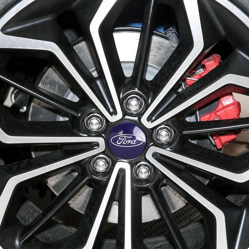 4Pcs Car Logo Wheel Hub Center Caps Decoration Accessories For Ford ST Line Focus Mustang Fiesta Puma Ranger Kuga MK7 MAX F150 BW9