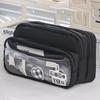Capacity Pencil Case Stationery Pen Bag Beauty Bag Portable Cosmetic Storage Bag Back School