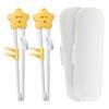 Палочки для еды Little Cloud Smile Correction + чехол, 2 набора, желтые