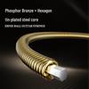 Струны для акустической гитары Ernie Ball Phosphor Bronze с покрытием, антикоррозийный комплект из 6 штук.