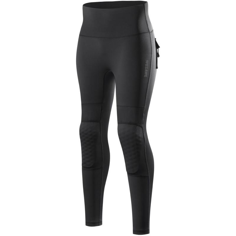 1 Womens High-Waisted Compression Motorcycle Riding Pants With Removable Knee Protectors Stretch PU Fabric Cycling Outdoor