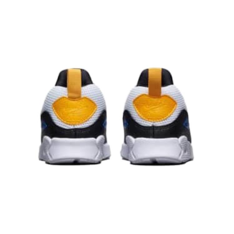 Nike Air Max 90 Удобная амортизация, Износостойкие Низкие Кроссовки для Малышей Бело-Синие Для Младенцев и Малышей 881924-104