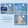LED Eye-care Desk Lamp USB Rechargeable Reading Lamp 3000- 6000K Long Press Infinitely Dimmable