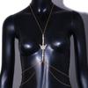 Sexy Women One Piece Sexy Rhinestone Bikini Body Chain Glitter Bling Iced Out CZ Zircon Crown Bra Chain Body Jewelry