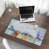 Modern Desk Mat for Remote Work Abstract Landscape 90x45 cm