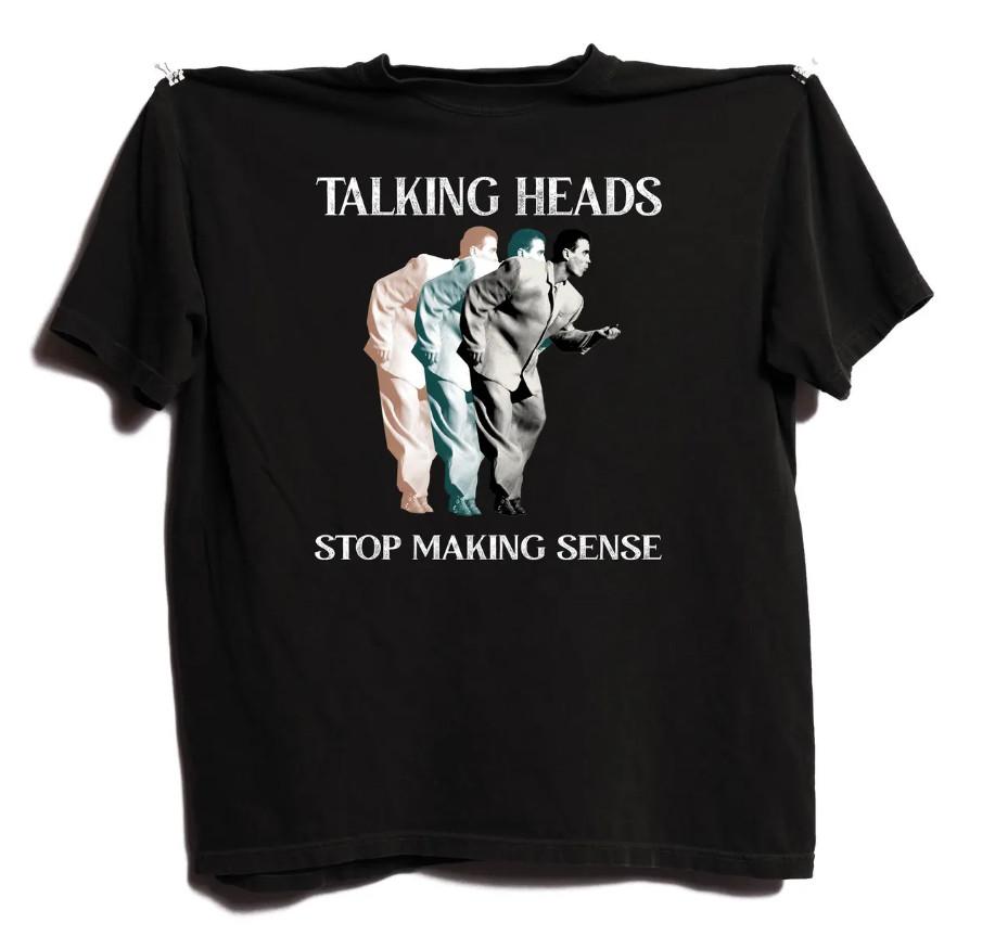 Футболка Talking Heads 'Stop Making Sense' Музыкальная Графическая Футболка Унисекс