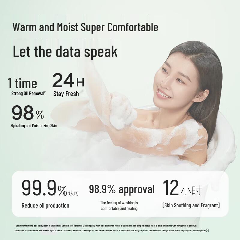 Seagilon Camellia Seed Refreshing Shower Gel