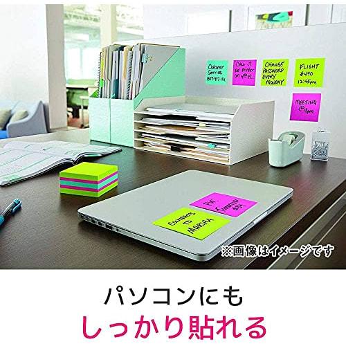 Самоклеящиеся листочки Post-It Notes, неоновые цвета, 75 x 100 мм, 90 листов x 5 книг 657-5SSAN