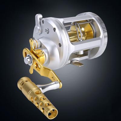 Полностью металлическая рыболовная катушка 14 + 1BB для троллинга с лодки