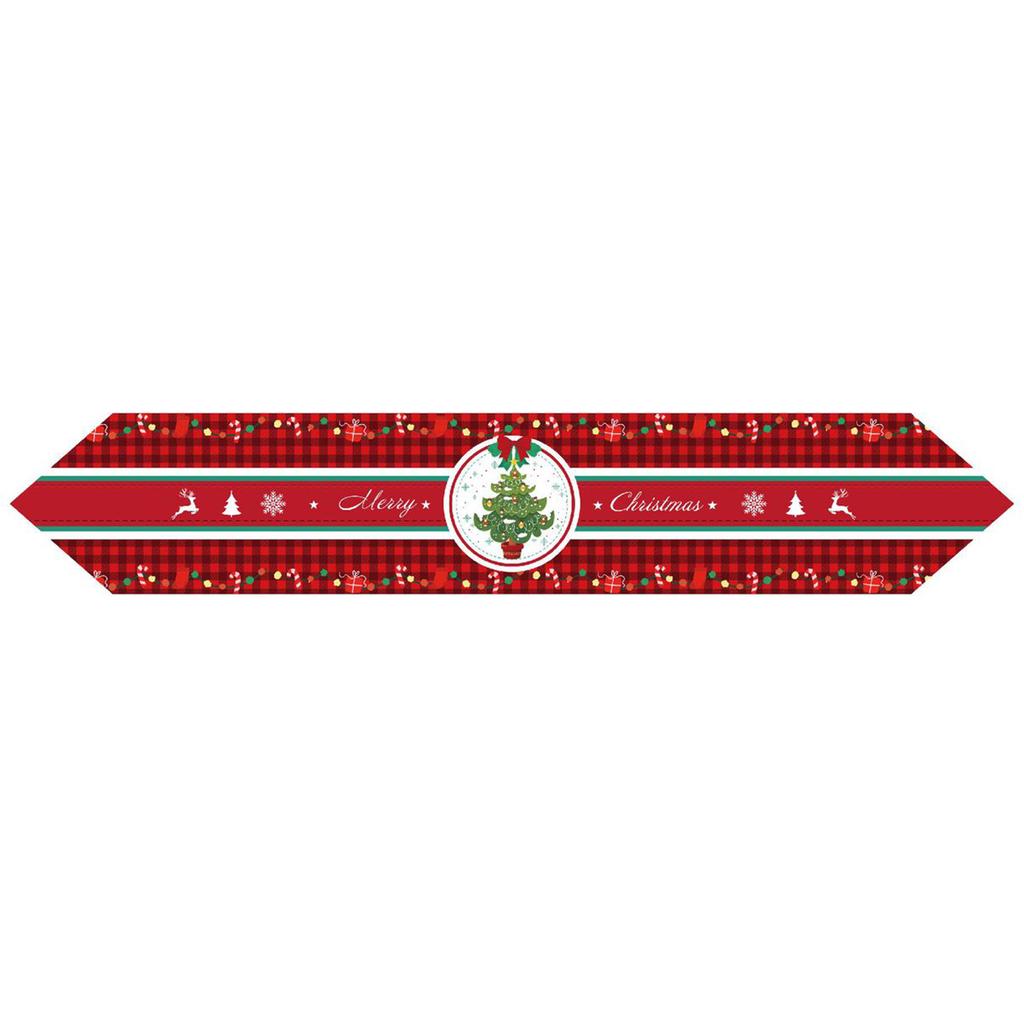 Christmas Table Runner Merry Christmas Decoration For Home Xmas Table Decor 2025 Happy New Year Holiday Kitchen Dining Table Dec