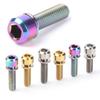 New TC4 M5 16mm/18mm/20mm Titanium Stem Fixing Bolts For Bike MTB Bicycle Stem Screws Fixed Bolts Bike Cycling Parts 3 Colors