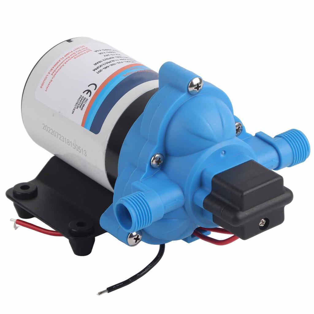 Насос мембранный водяной давления электрический самовсасывающий 3.0GPM DC для лодки и дома(Ф33102045201