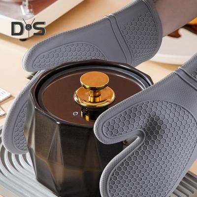 1 шт. моющиеся перчатки для выпечки, утолщенные экологически чистые рукавицы для микроволновой печи, перчатки для выпечки в духовке