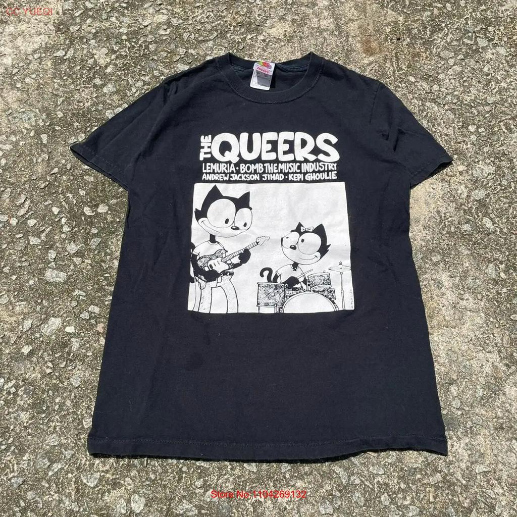 The Queers Punk Band Rock Short Sleeve Classic Shirt Kv33023 Vintage Comfortable Designer Clothes Soft Versatile