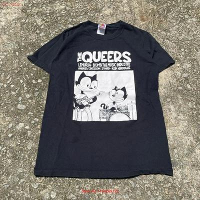 The Queers Punk Band Rock Short Sleeve Classic Shirt Kv33023 Vintage Comfortable Designer Clothes Soft Versatile