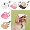 Washable Dog Sun Hat Lightweight Letter Cap NEW Dog Bonnet Cap  Dog