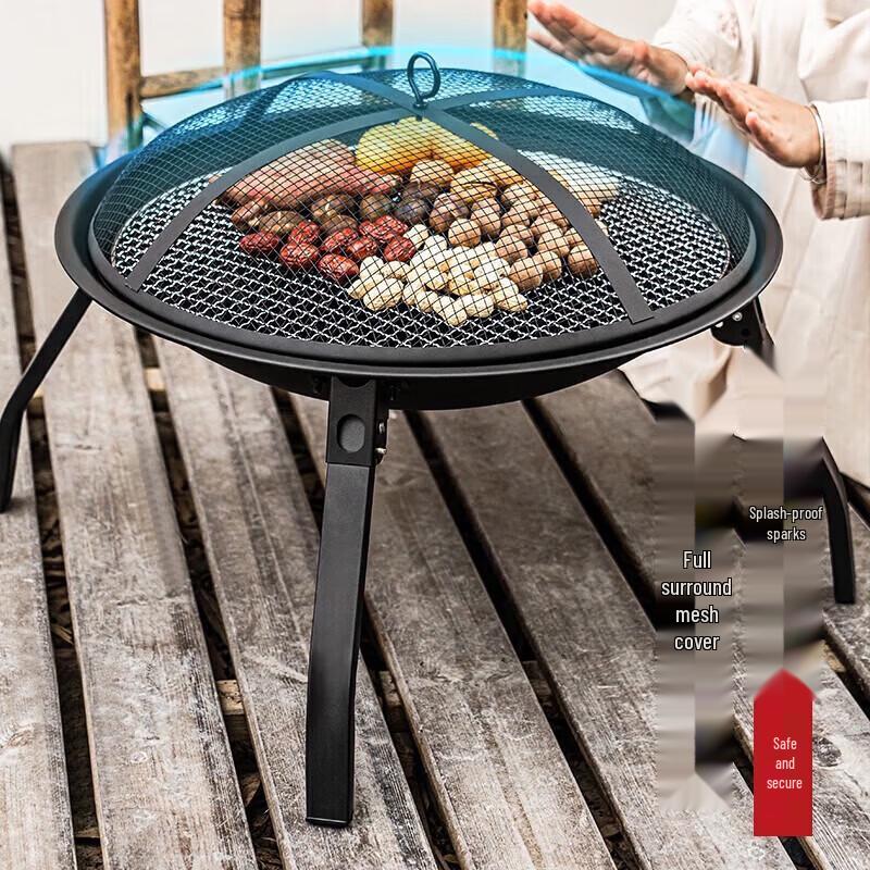 Series Clear Foldable Indoor Tea & Grill Fire Pit