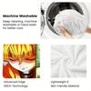 Demon Slayer 2D Flat Pattern Flannel Blanket High quality All Seasons Warmth and Comfort Perfect for Christmas Gifts.DMT0925287