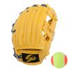 GP Baseball Glove Magic Catch for Juniors and Kids 8 Inch Yellow with Tennis Ball for Right Throwing 37042Y