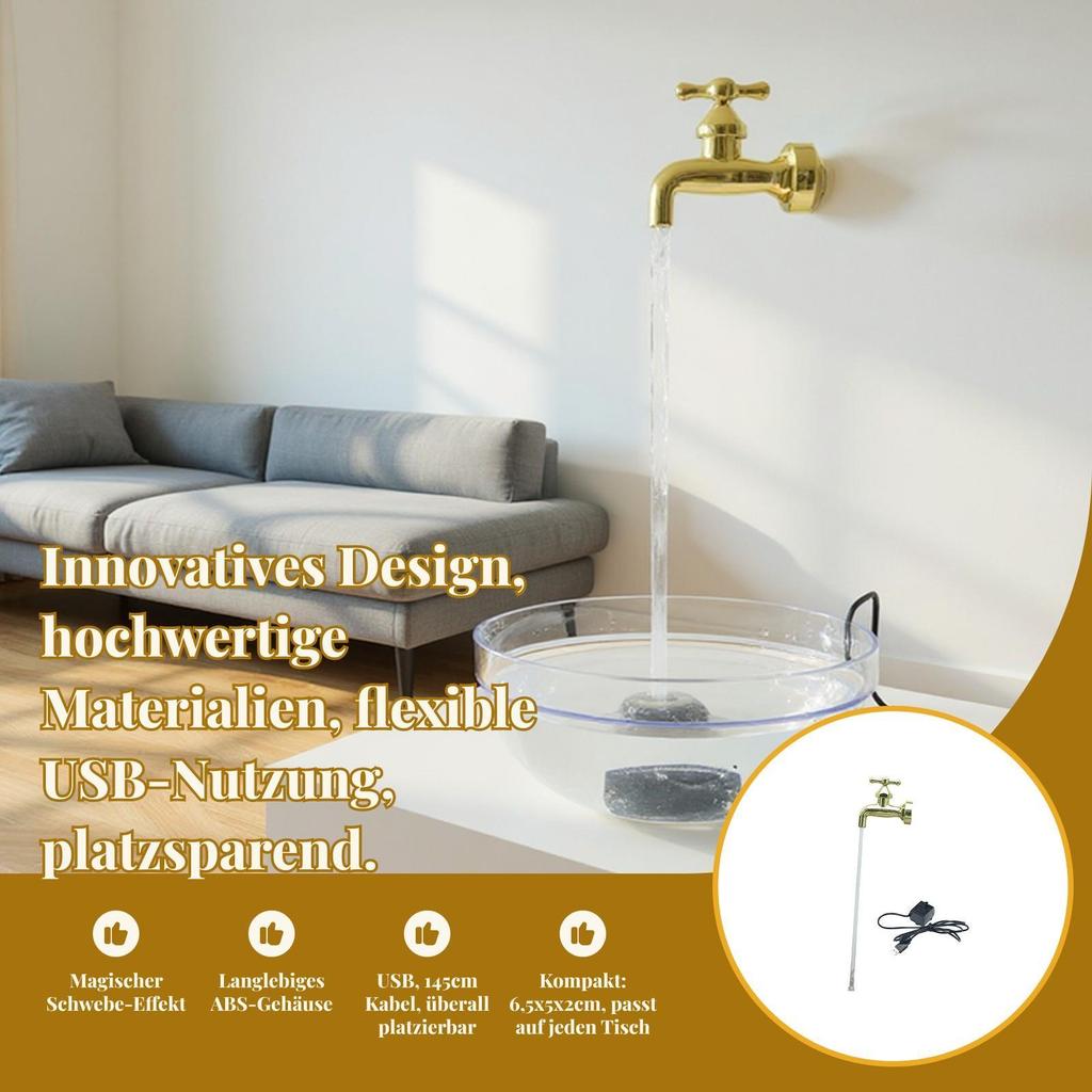 Невидимая Текущая Лейка Фонтан для Полива Домашний USB Плавающий Кран Водяной Фонтан для Бассейнов Фермерского Дома Веранды Прудов Двора