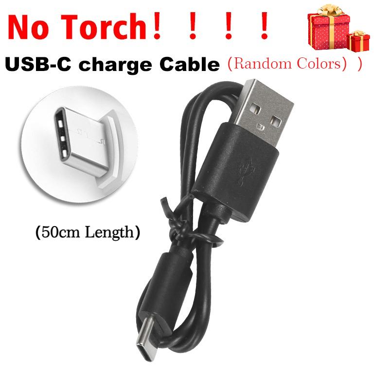 Portable Mini LED Flashlight Powerful 3*Wick Small Pocket Torch USB Rechargeable Strong Light Lantern Super Bright Cap Clip Lamp