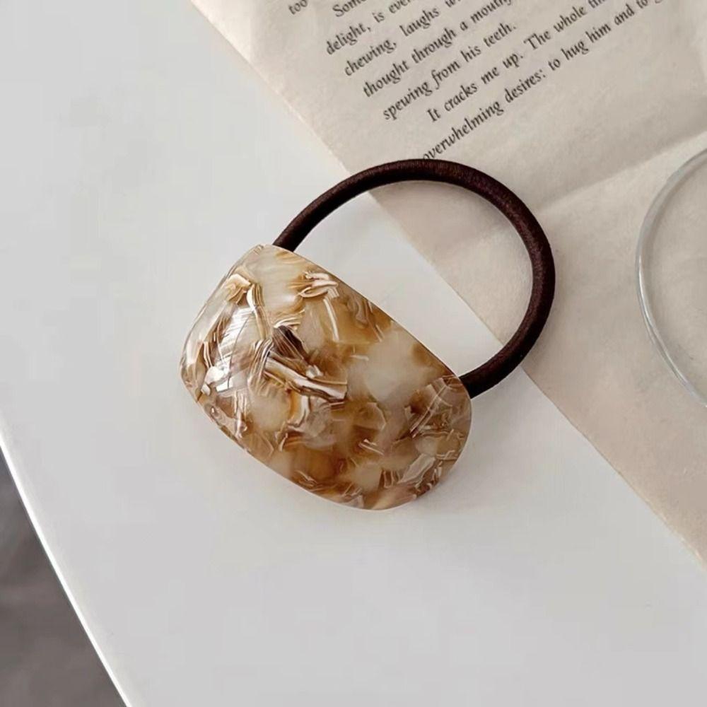 Портативное кольцо для волос Эластичная резинка Модная веревка для головы Женщины