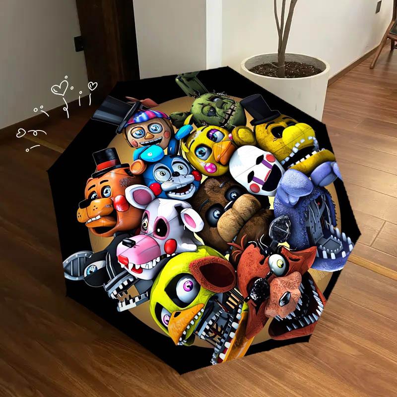 1 шт. Высококачественный зонт на тему персонажей FNAF, Автоматическое открытие и закрытие, Многофункциональный зонт G0811354
