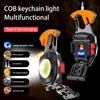 Cobs Keychain Light,Mini LED Flashlight Emergency Light With Bottle Opener,Multifunctional Work Light,Outdoor Emergency Light