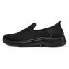 Skechers Go Walk 6 Без шнурков, надеваются без рук Ткань Устойчивая к истиранию Дышащая Устойчивая к истиранию Дышащая Низкие 894234-BBK
