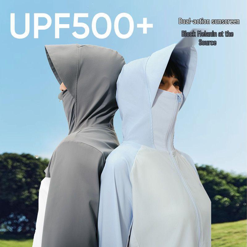 Трендовая женская куртка из легкого ледяного шелка с защитой от УФ-лучей для активного отдыха