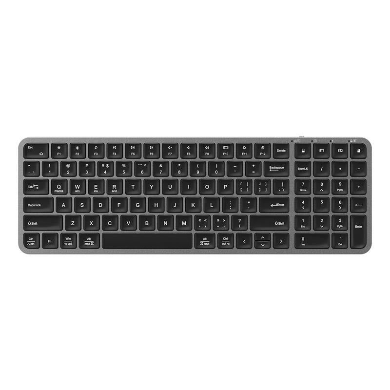 Bluetooth-клавиатура и мышь HangShi HD363CL-2 с двойным режимом и внешними колпачками Pro3.0