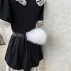 Voice-Activated Plush Animal Tail Cosplay Performance Anime Convention Costume Accessory Rabbit Sheep Style