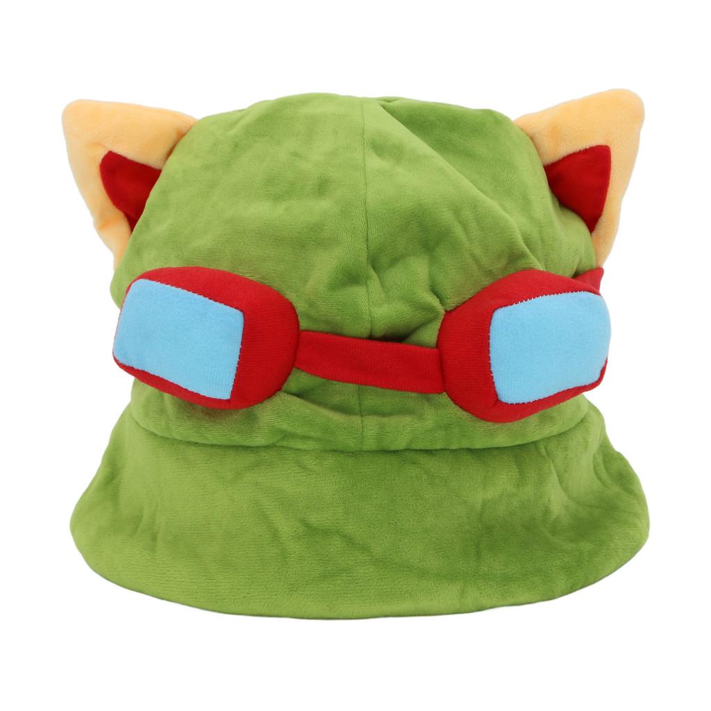 League Of Legends Teemo And Teemo Animal Plush Hat With Faux Fur For Cosplay