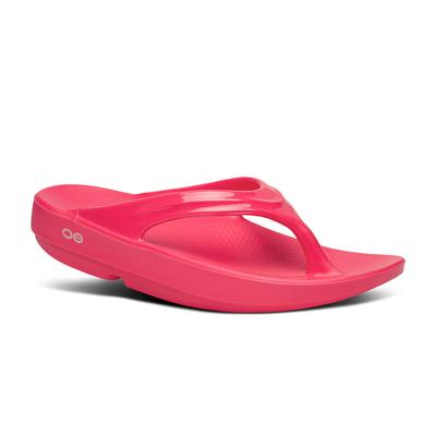 Восстановительные сандалии OOlala Neon Berry см [OOFOS] 23.0