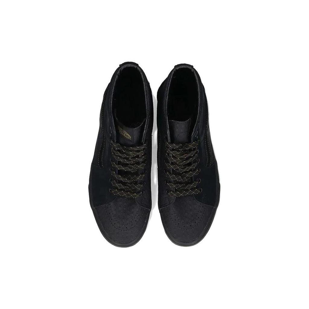 Vans Sk8-Hi Croc Patchwork Мужские кроссовки черные моно-пэчворк-Blackout VN0A4BVT1OJ