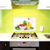 Practical Wall Stickers Oilproof Decorative Removable Cartoon Fruit Pattern