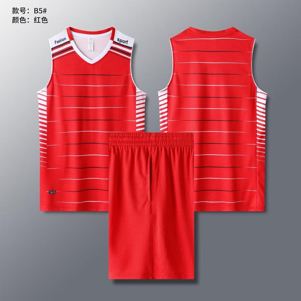 New volleyball jersey suit Men's and women's same short-sleeved volleyball tennis table tennis jersey Team competition training sportswear
