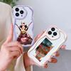 Cute Cartoon Pattern Cream Texture Casing Wavy Edge Soft Silicone Cover Phone Case for Xiaomi Redmi