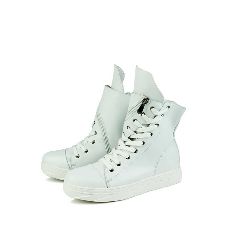 Fashion High-cut White Color Sneakers Casual Men's Teniis Hot Shoes Sports Sneakersy Resale Low Prices Fashion-man Style Special