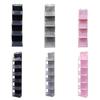 Solid Color Storage Hanging Bag Six Compartments Bag Organizer Toy Snack Storage Bag  Closet