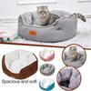 Кровать для собак и кошек, кровати для собак, мягкая моющаяся флисовая подушка для щенка, теплая корзина для домашних животных, кровать для собаки