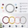 PVC Leather Auto Steering Wheel Decoration Automobile Accessory  Car Interior Decoration
