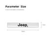 1Pcs 3D Metal Stickers Car Body Side Fender Emblem Decal For Jeep Wrangler Grand Cherokee Avenger Compass Wagoneer Gladiator XJ