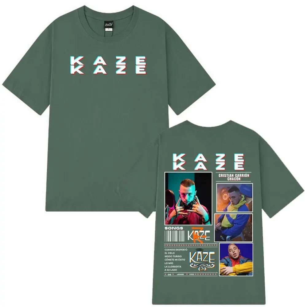 Rapper Kaze R New Fashion Album Print Tshirt Unisex Wounisex Casual And Loose Tshirt Shortsleeved 100 Cotton Hiphop Punk Tshirts