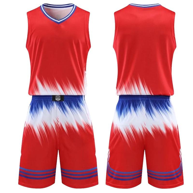 Mens Basketball Jersey Set Training Uniform Team Sport Shirt Sleeveless Vest Athletic Wear