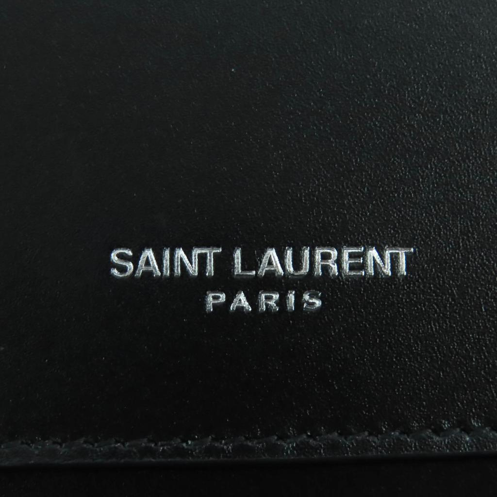 Безупречная сумка на плечо SAINT LAURENT PARIS черная кожаная Женская 802728 Б/у