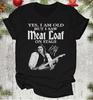Певец Meat Loaf 1947  2022 Спасибо Воспоминания Черные Мужчины Все Размеры Футболка Унисекс Футболка