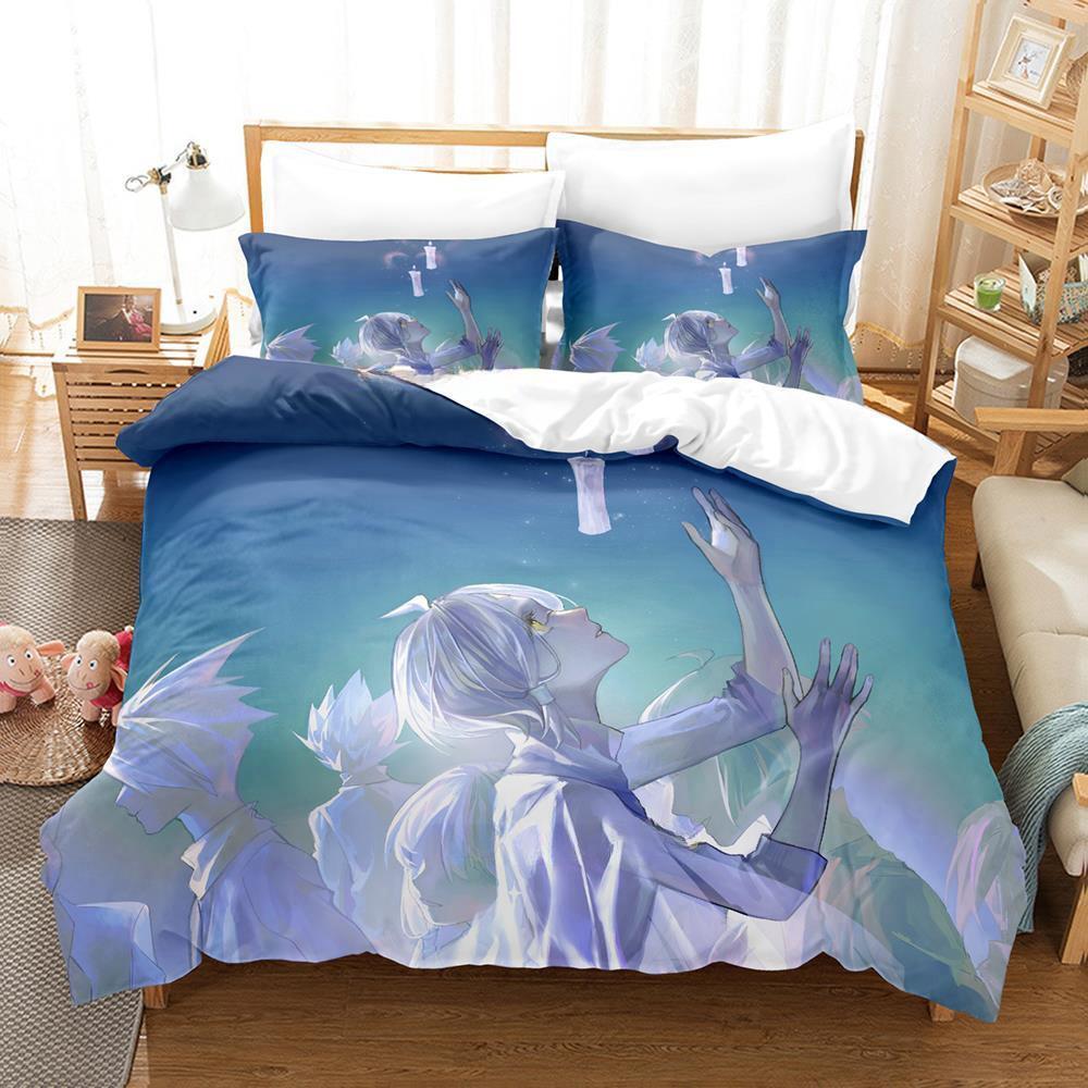 Игровой постельный комплект Sky Children of the Light Мультяшный Аниме трехпредметный комплект Взрослый Детский Спальня Пододеяльник Комплекты 3D Принт Каваии кровати