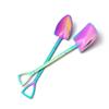 Креативный Радужный набор ложек из нержавеющей стали, ложка для перемешивания мороженого, инструмент для чая, десертная кофейная ложка, набор столовых приборов для вечеринки